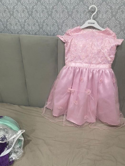 Платье снежинка для девочки