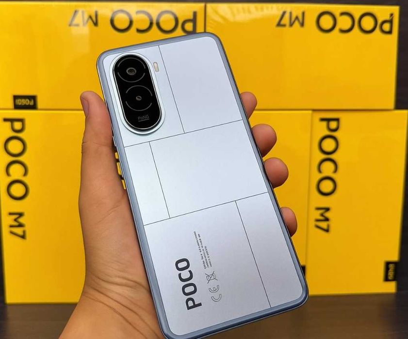 Poco M7 128/256Gb (Yangi + Skidka+Dostavka) New-2025