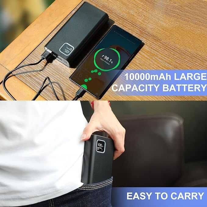 2K HD скрита камера в 10 000 mAh външна батерия