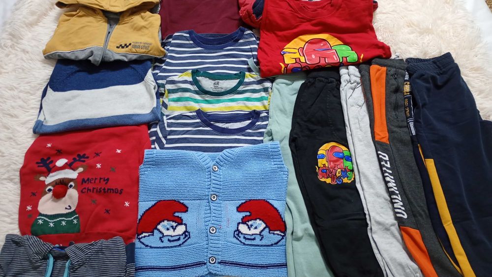 16 бр за 20 лв дрешки за момче 4-6 г