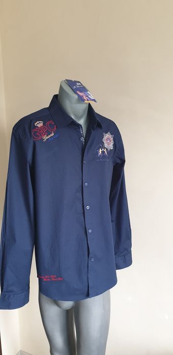 La Martina Italy Stretch Cotton Slim Fit / L  НОВО ОРИГИНАЛ МЪЖКА РИЗА