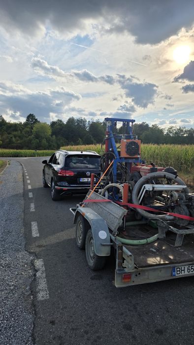 Transport piatră, utilaje, pământ, nisip, balast și materiale –