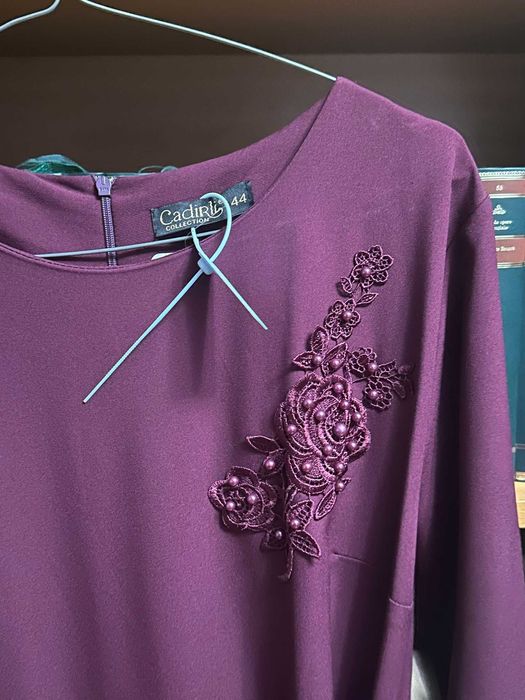 Rochie NOUA CU ETICHETA perle dantela revelion ocazie superba 2025