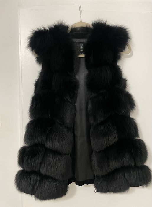 Vesta din blana naturala