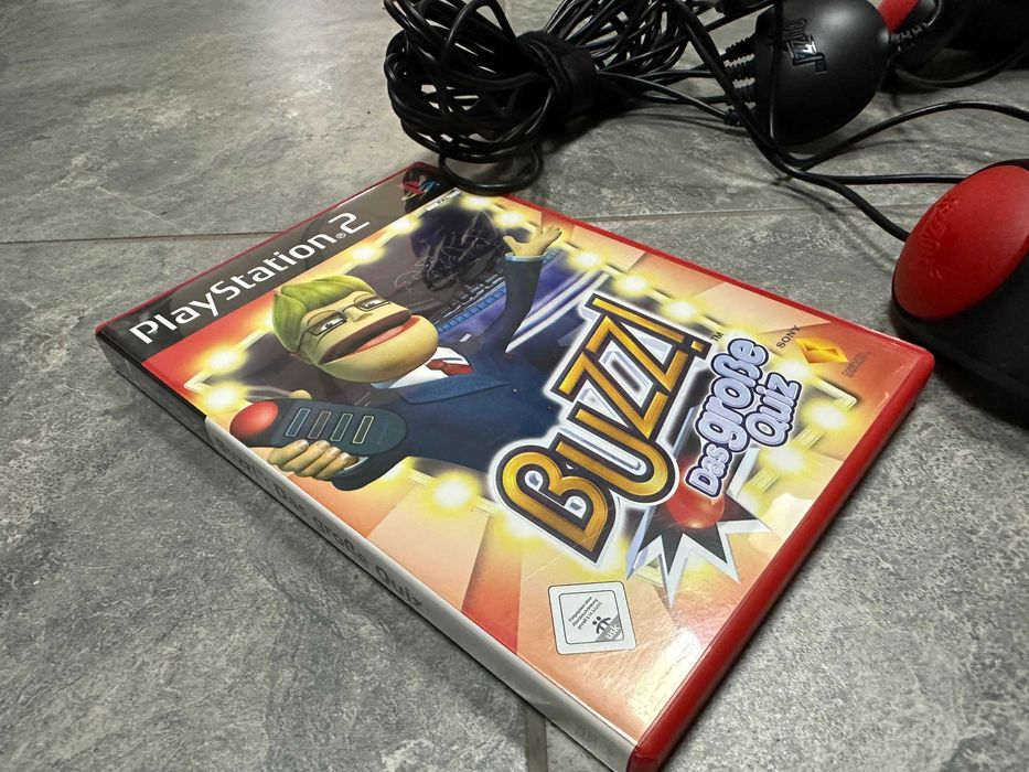 Buzzer Controllers Sony PlayStation2 + Игра PlayStation 2 PS2 ПС2