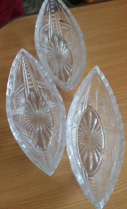 Хрусталь,ваза,лодочки,набор.