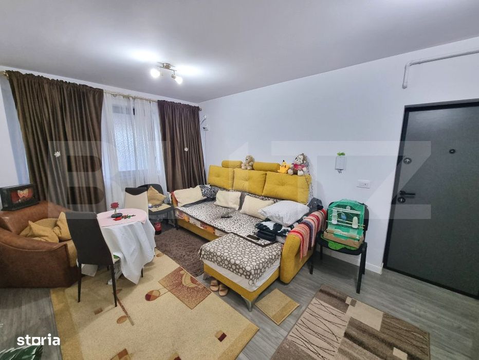 Apartament 1 camera, 33mp, nedecomandat, bloc nou, Visan