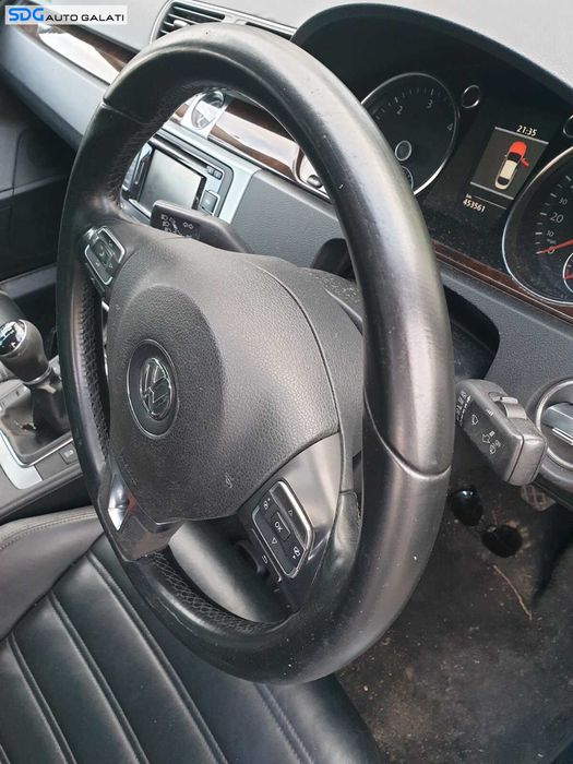 Volan Piele 3 Spite Fara Airbag Volkswagen CC 2012 - 2017 [C3832]