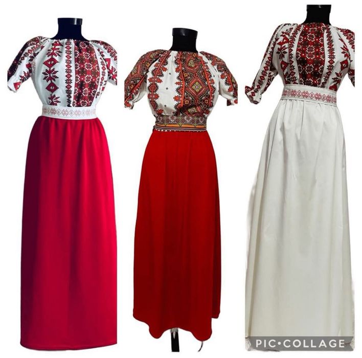 Дамска рокля с народни мотиви