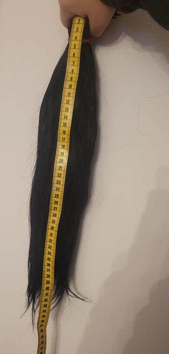 Extensii cheratina par uman negru intens