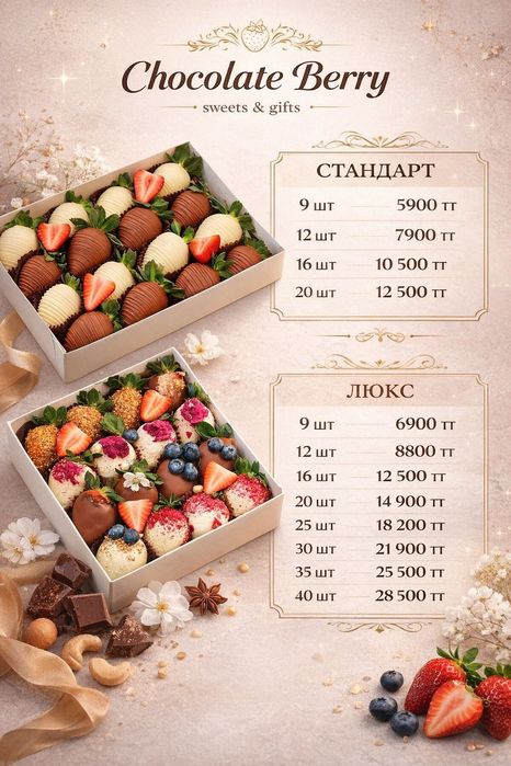 Клубника лучший десерт и подарок