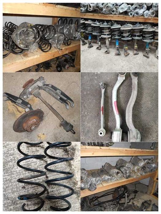 Окачване - амортисьори пружини носачи щанги шенкели от Мерцедес