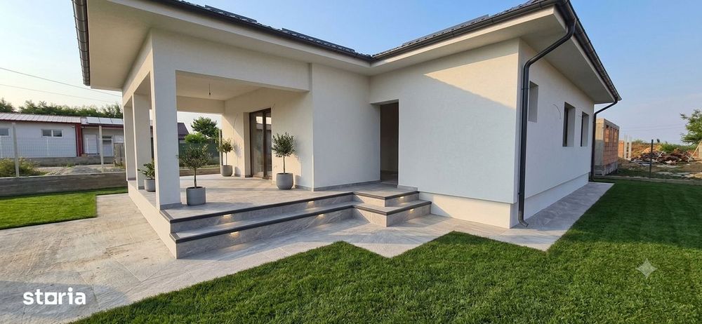 Clinceni casa parter,incalzire pardoseala, placa beton, dormitor 27mp.