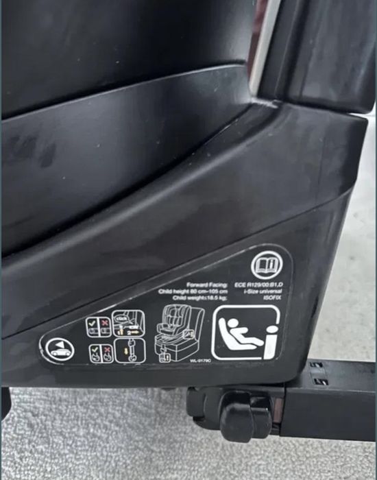 Scaun auto pentru copii Nuna, 0-4 ani, rotativ, cu baza, Plum