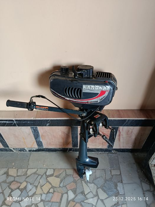 Продается лодочный мотор ханкай 3.5 л.с почти новый