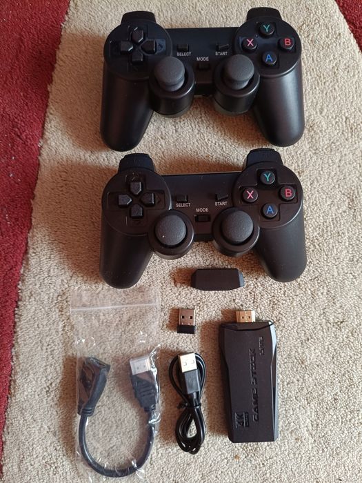 Consolă Jocuri Retro M8 4K 2.4GHz HDMI Stick Wireless Controller GamePad 20.000 Games - NOU / SIGILAT