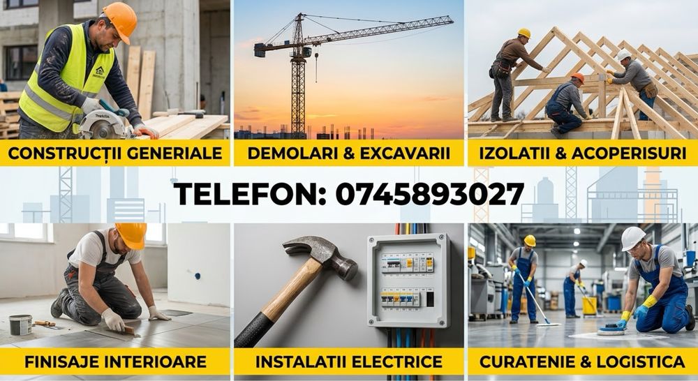 Servicii complete in constructii si demolarii-calitate si seriozitate garantata