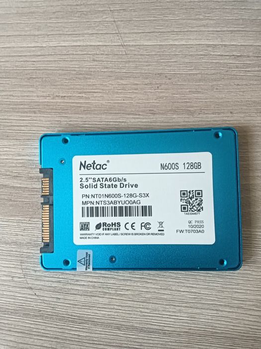SSD диск Netac 128Gb.