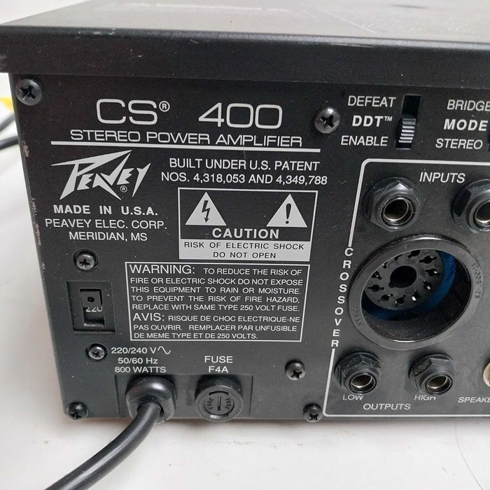 НАЙ ДОБРАТА ОФЕРТА  Стъпало/Усилвател Peavey CS-400 / Made in USA