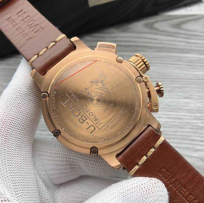 Кварцов мъжки часовник U-Boat U-51 Chimera Bronze