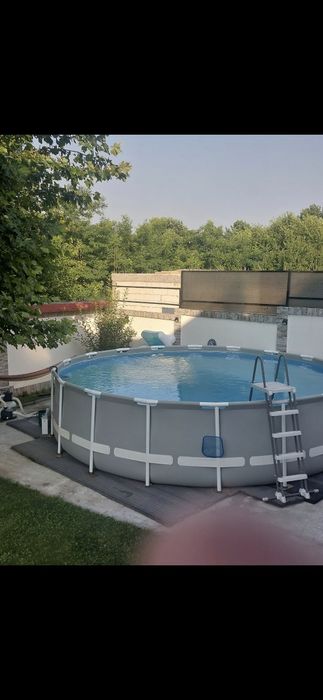Vand piscina intex cadru metalic