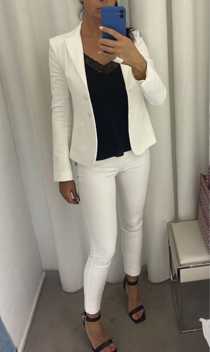 Бяло сако Patrizia Pepe, размер 42