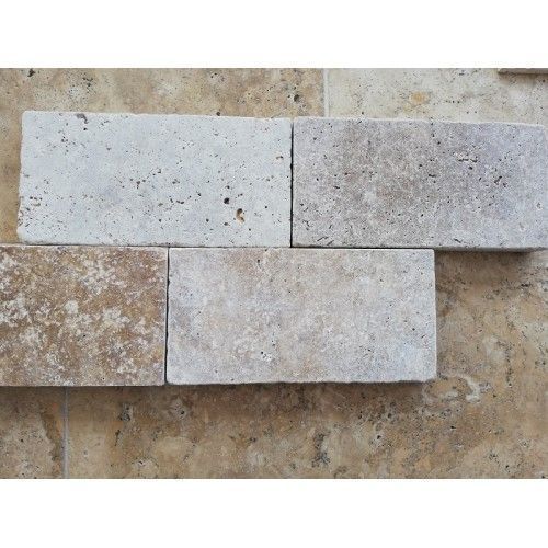 Piatra naturala/pavaj travertin/travertin Walnut 15.2 x 30.5 x 3 cm