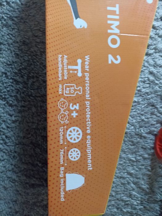 Детска швейцарска тротинетка Zi Timo 2 със светещи гуми