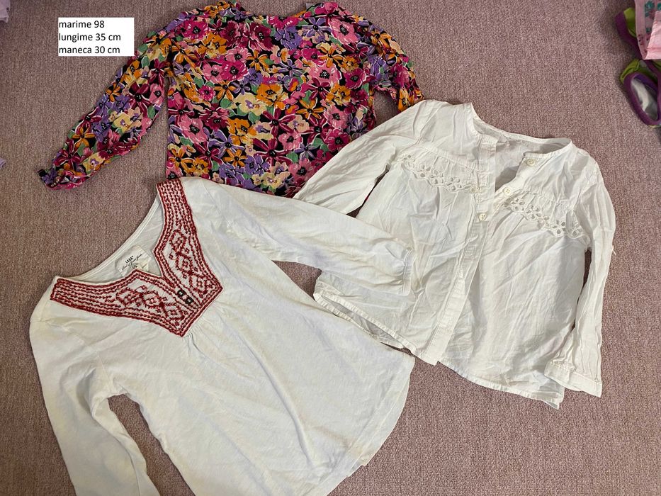 Lot bluza pulover tricot copii marime 98 2-3 ani C&A nutmeg