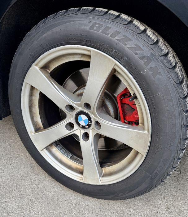 Jante bmw 17 cu cauciucuri iarna 225/50/17