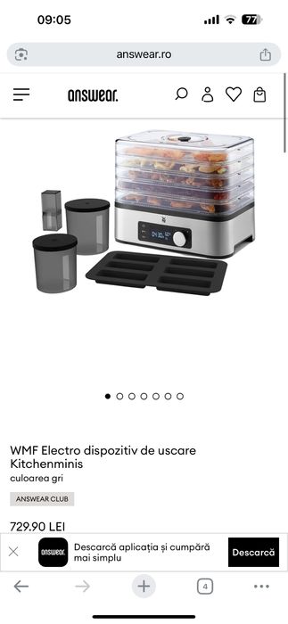 Deshidrator wmf /aparat