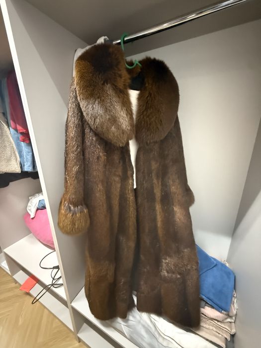 Шуба из натурального соболя