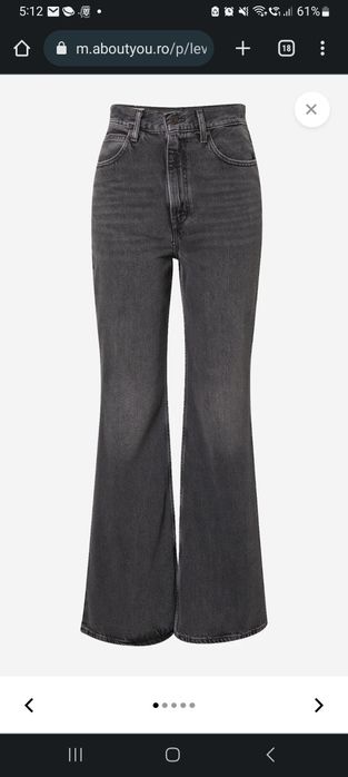 Blugi Levi's 70's high flare