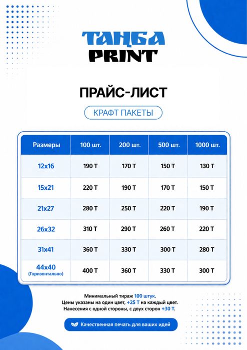 Пакет с логотипом. Брендированные пакеты
