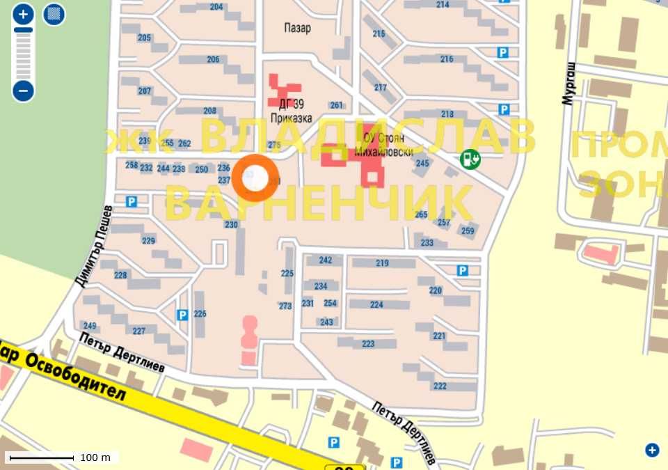 Дава се под наем Гараж / Паркомясто в Варна, Левски - 15 кв.м за 61.2 € - Снимка #1