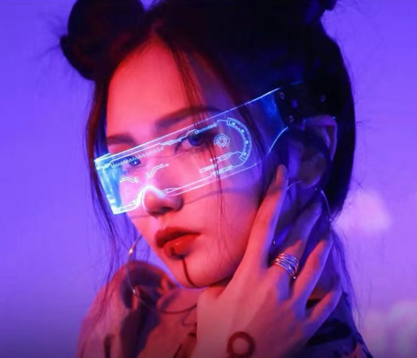 Очки в стиле киберпанк