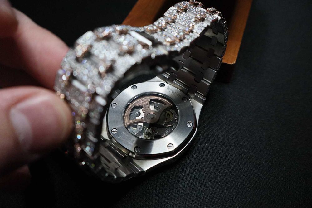 Ceas AP elegant 41mm Iced Out – calitate premium