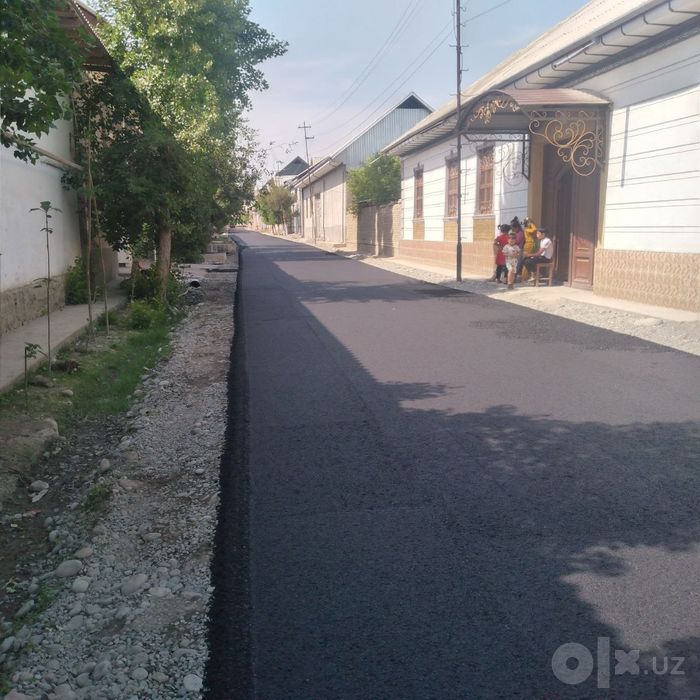 Асфальт ишлари киламиз кучаларга Самарканд вилояти да
