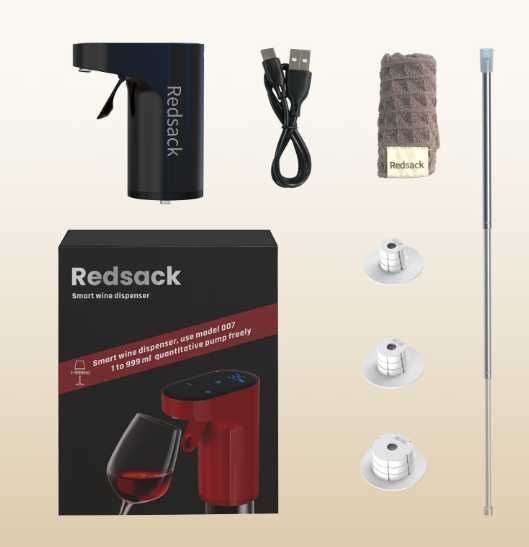 Decantor inteligent de vin, Premium, Aerator integrat automat