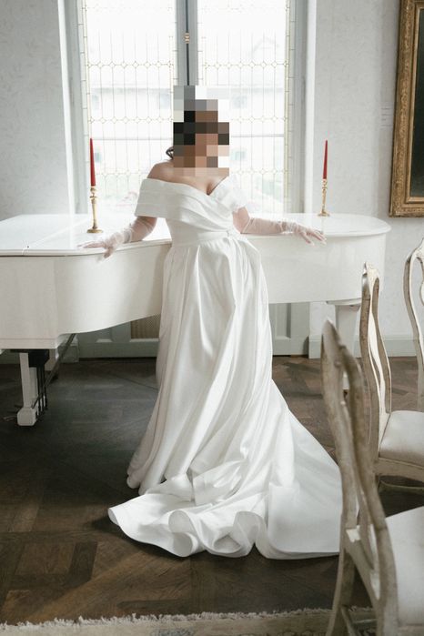 Rochie mireasa tip A, impecabila