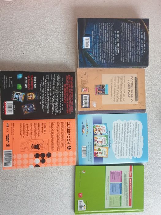 Vand cele 5 cartila+o manga,citite doar o singara data