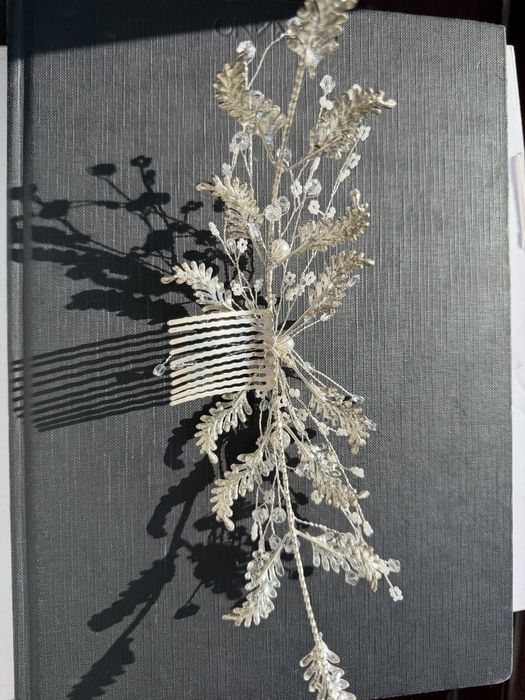 Свадебный гребень заколка