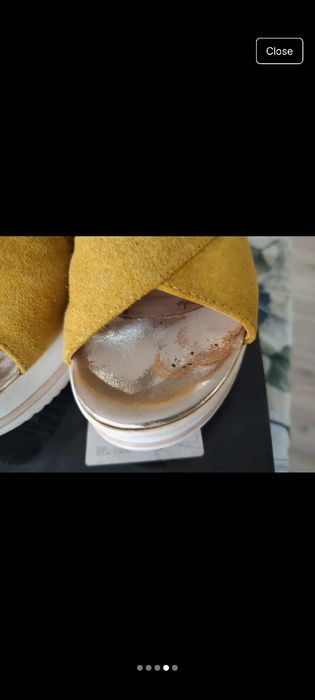 Sandale dama din piele mărime 37