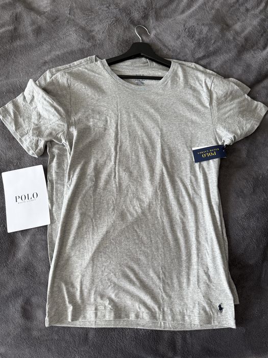 Polo Ralph Lauren set 2 tricouri de corp gri logo brodat XL noi