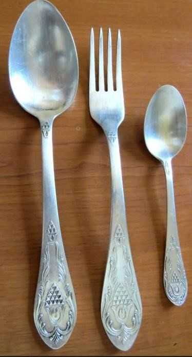 Tacamuri argint 875, sovietice, rusia 1930