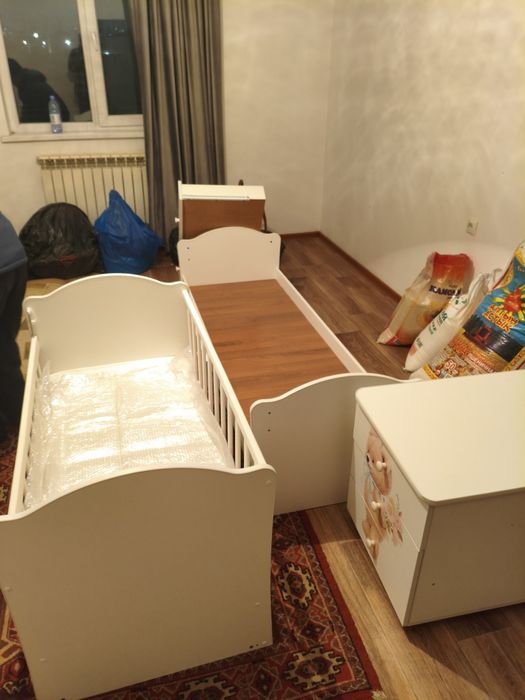 Детская кровать со шкафом