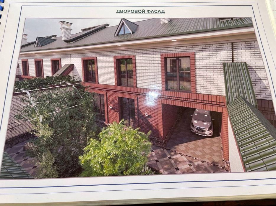 Продаётся двухэтажный коттедж в г.Зарафшан с видом на озеро