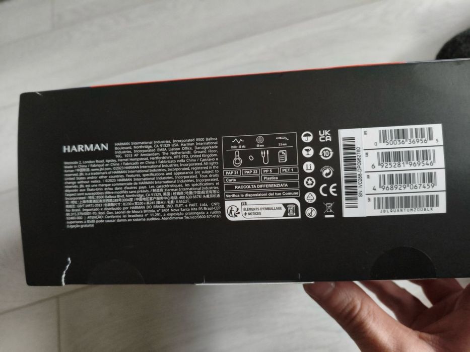 Jbl Quantum 200 геймърски слушалки