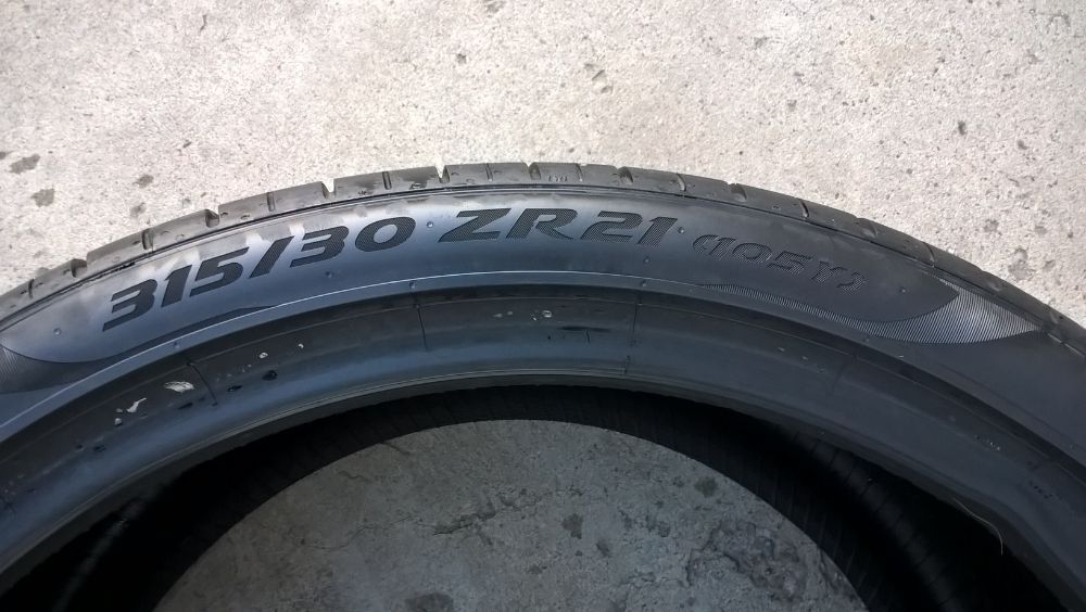 O anvelopa vara 315 30 21 pirelli p zero PZ4 sc N0 profil 7,5 mm