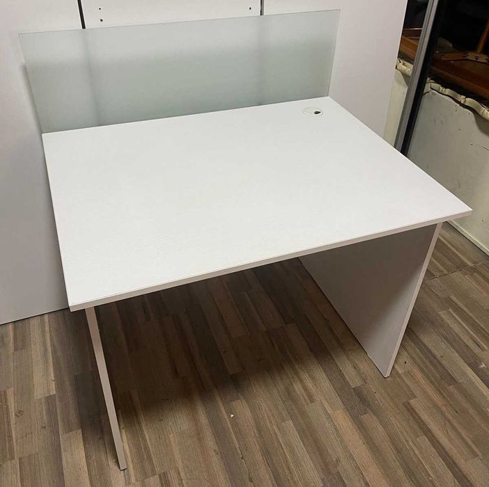 30 buc Mic Birou Alb; Birou PC; Masa de lucru 100x75